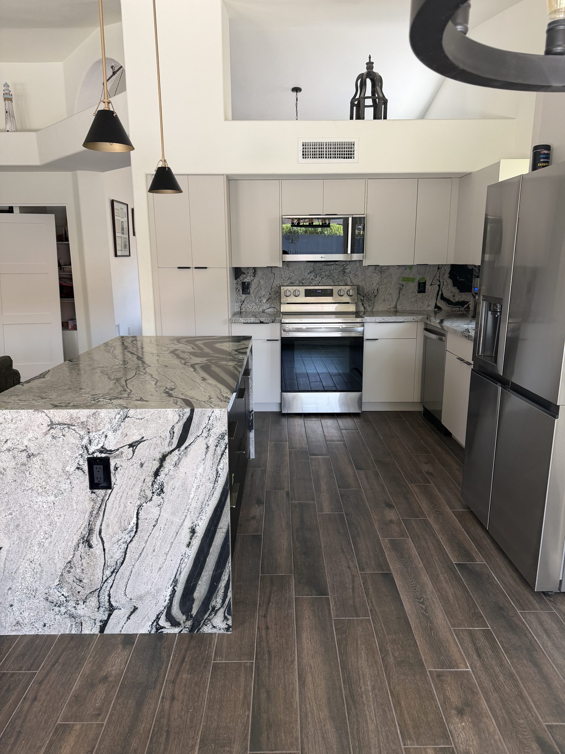 Professionally installed kitchen cabinetry in a Phoenix remodel