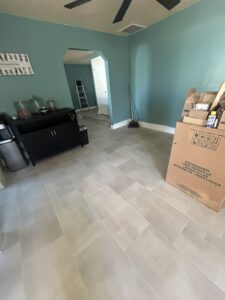 new floorings in living room