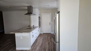 LVP floors in kitchen